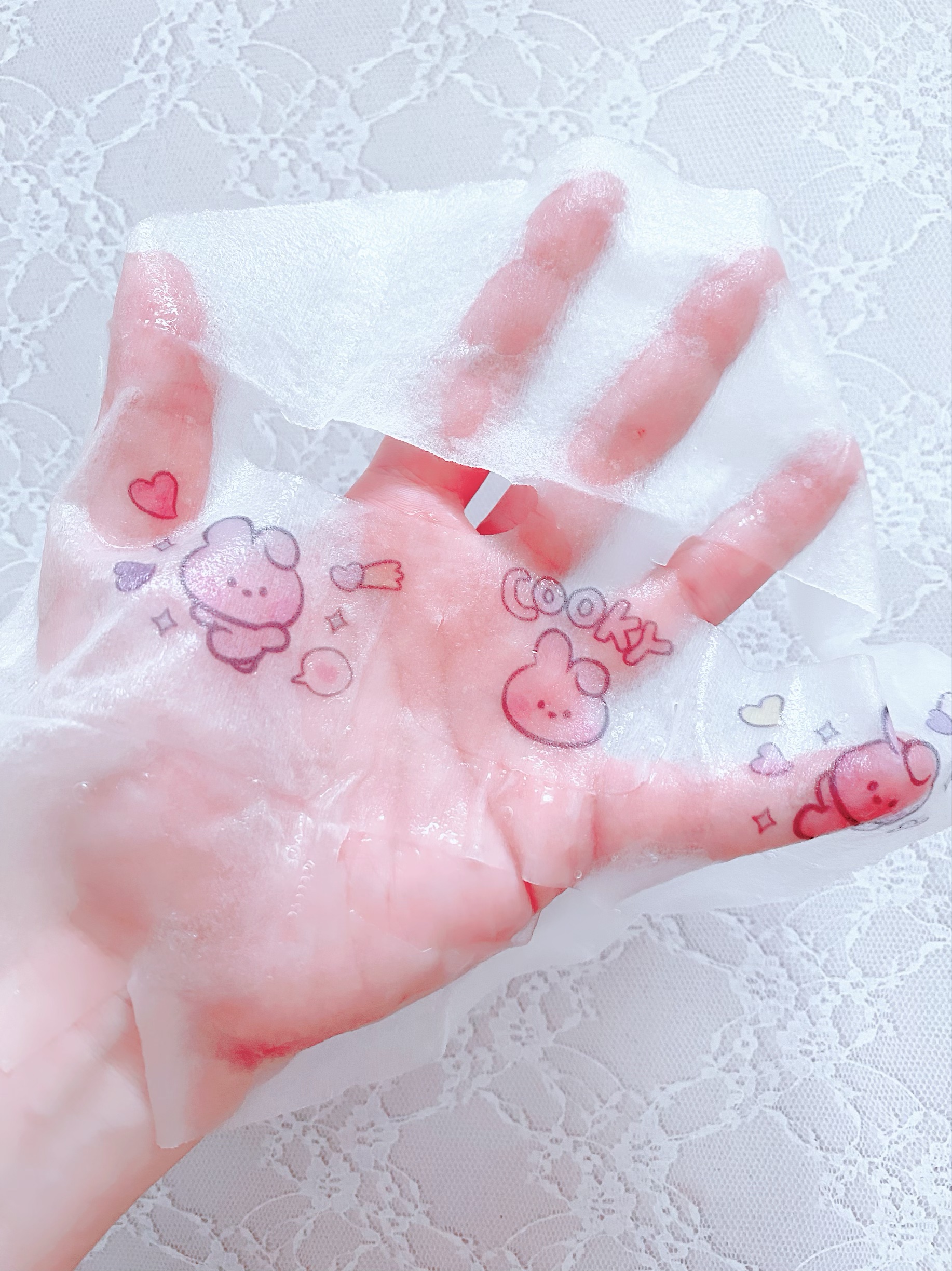 BT21 minini COOKY エッセンスシートマスク/ソロモン商事/シートマスク・パックを使ったクチコミ（3枚目）