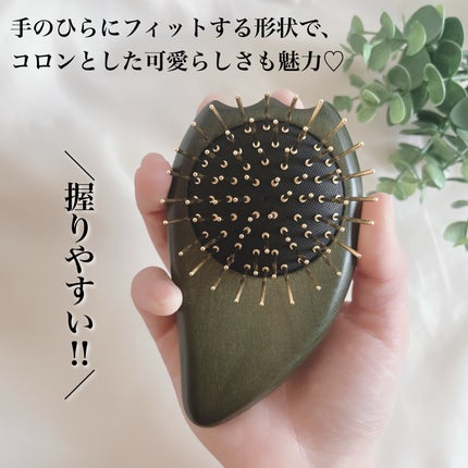 プレミアム FOX カッサ ゴースト ヘアブラシ ブラック/SNOW FOX SKINCARE/ヘアブラシを使ったクチコミ(6枚目)