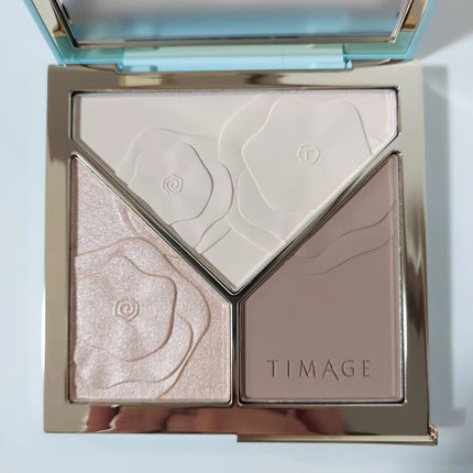 ハイライトシェーディングパレット/TIMAGE/パウダーハイライトを使ったクチコミ(9枚目)