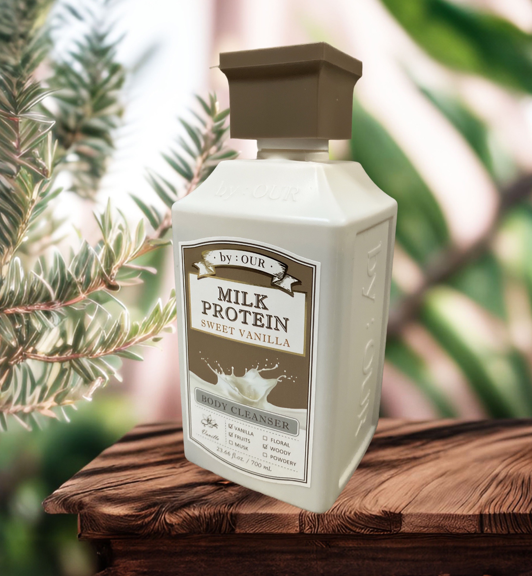 ミルクプロテイン ボディクレンザー ストロベリー/by : OUR/ボディソープを使ったクチコミ（1枚目）