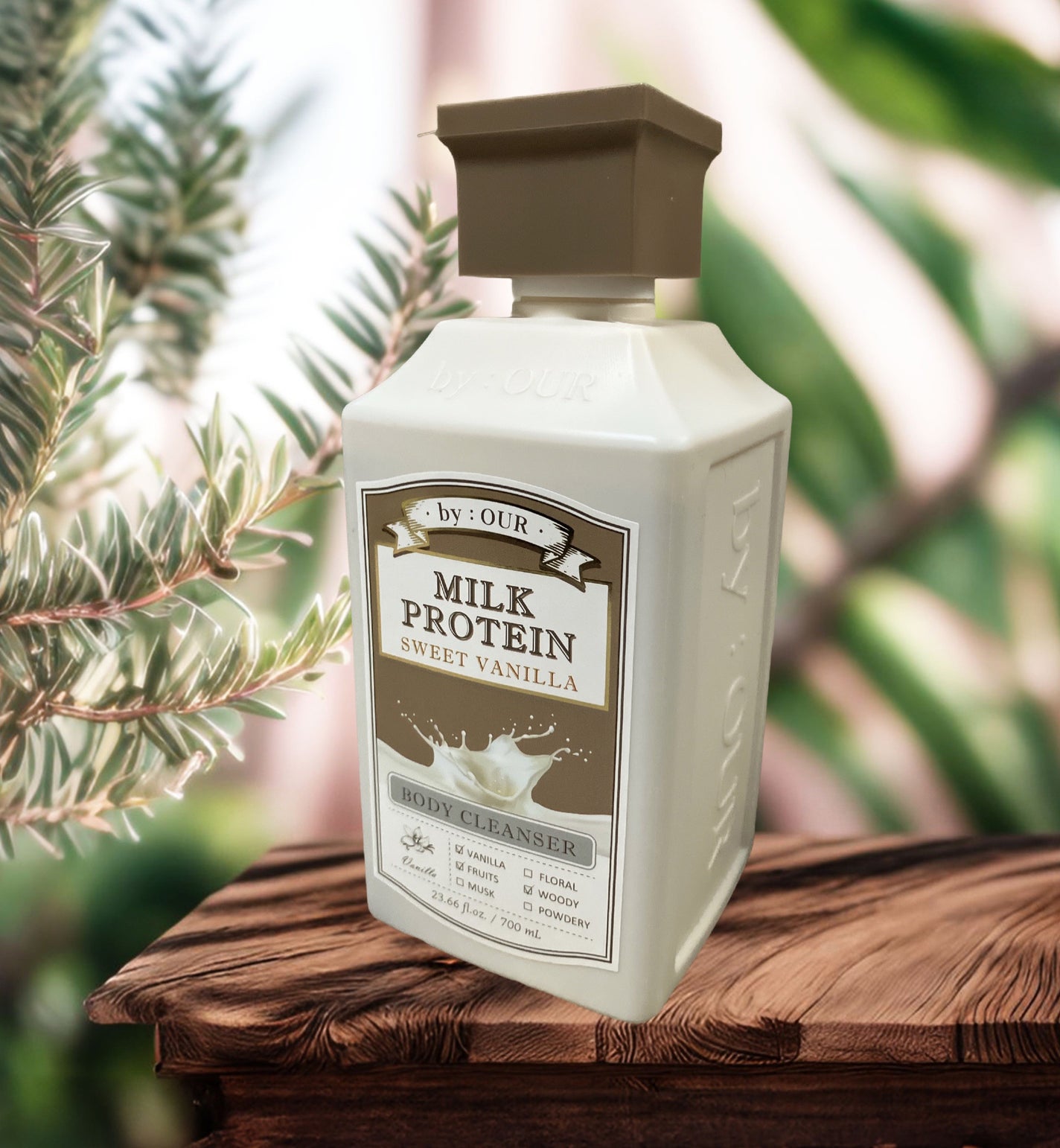 ミルクプロテイン ボディクレンザー ストロベリー/by : OUR/ボディソープを使ったクチコミ(1枚目)