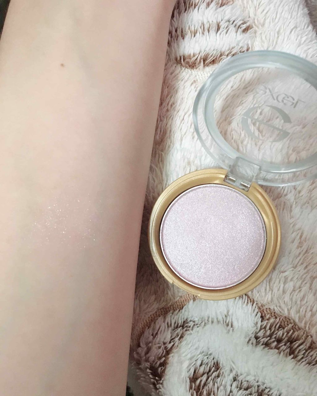 シャイニーシャドウ N/excel/単色アイシャドウを使ったクチコミ(2枚目)