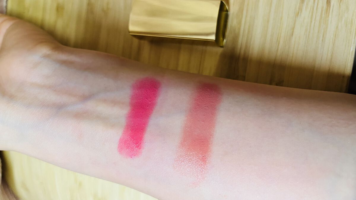 ピュア カラー クリスタル シアー リップスティック 01 クリスタル ベビー クリーム/ESTEE LAUDER/口紅を使ったクチコミ（3枚目）