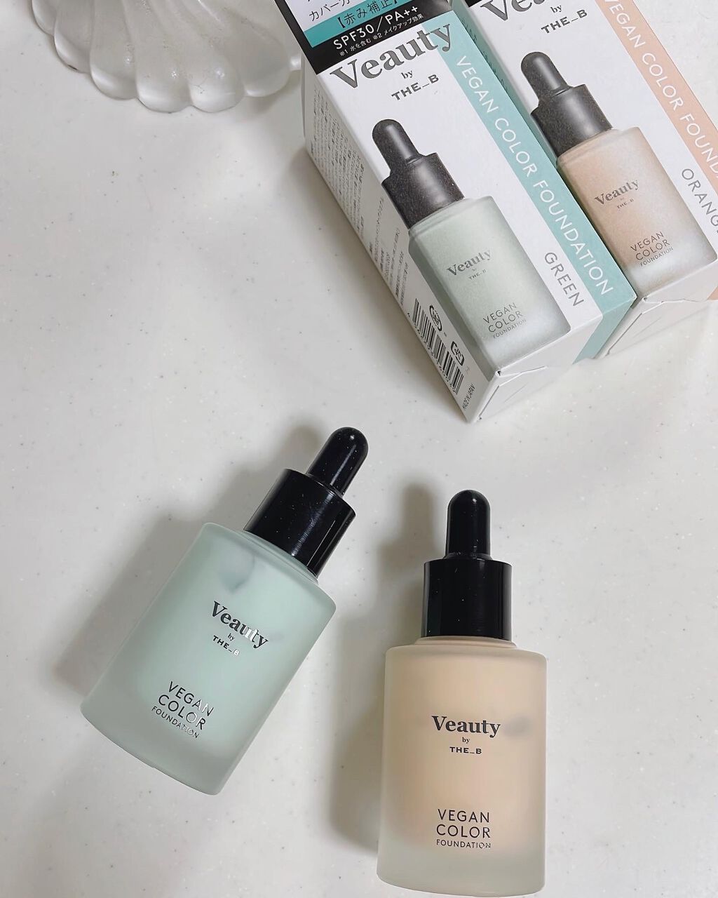 ヴィーガン カラーファンデーション/Veauty by THE_B/リキッドファンデーションを使ったクチコミ(1枚目)