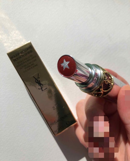 ルージュ ヴォリュプテ ロックシャイン/YVES SAINT LAURENT BEAUTE/口紅を使ったクチコミ(2枚目)