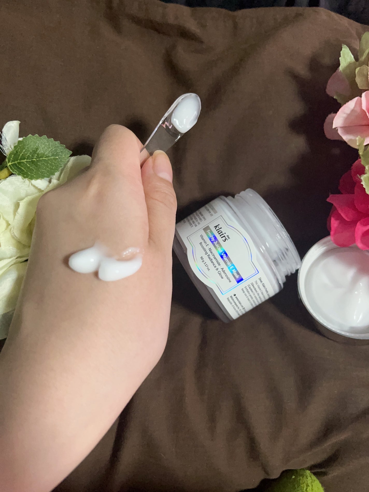 フレッシュリージュースドビタミンEマスク(90g)/Klairs/フェイスクリームを使ったクチコミ(2枚目)