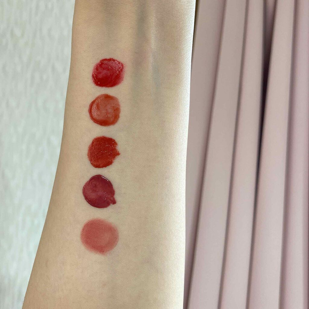 ジューシーラスティングティント/rom&nd/リップティントを使ったクチコミ(3枚目)