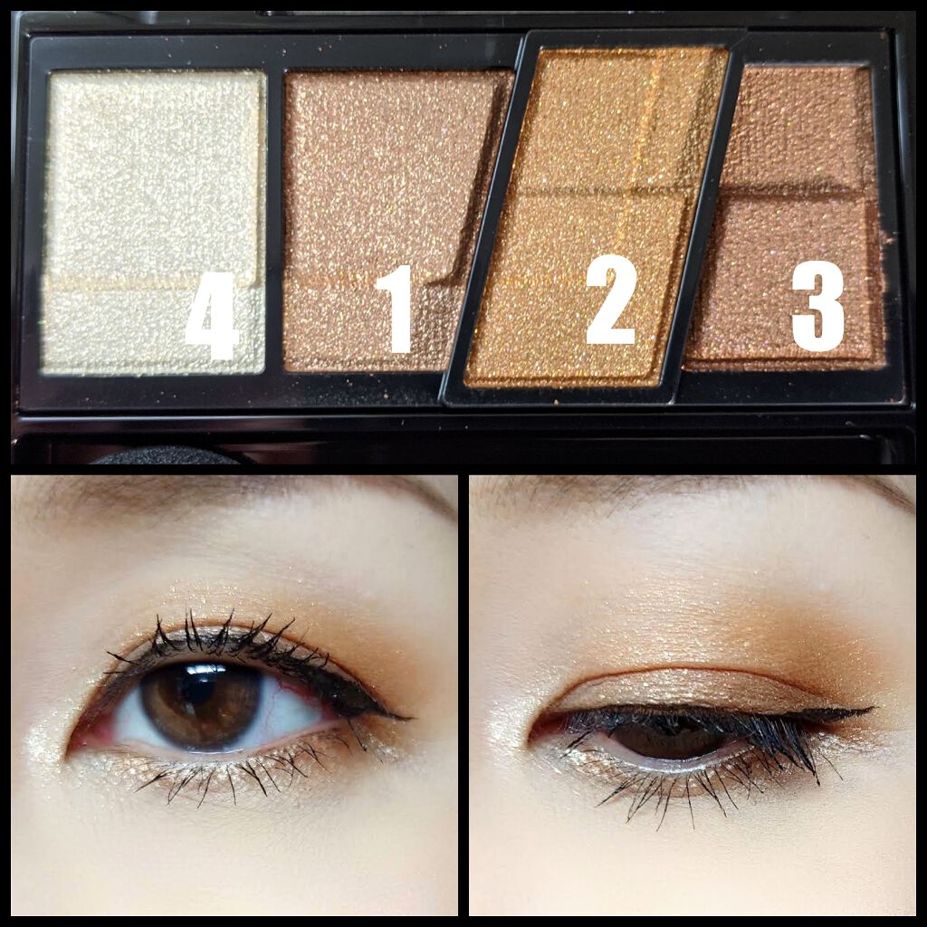 デザイニングブラウンアイズ BR-8 グリッターブラウン/KATE/アイシャドウパレットを使ったクチコミ（2枚目）