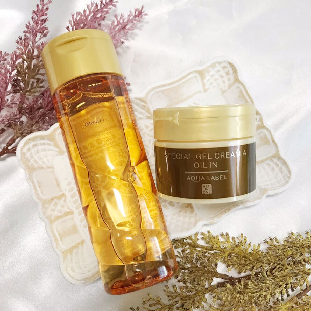 スペシャルジェルクリームA（オイルイン）/アクアレーベル/オールインワン化粧品を使ったクチコミ（1枚目）