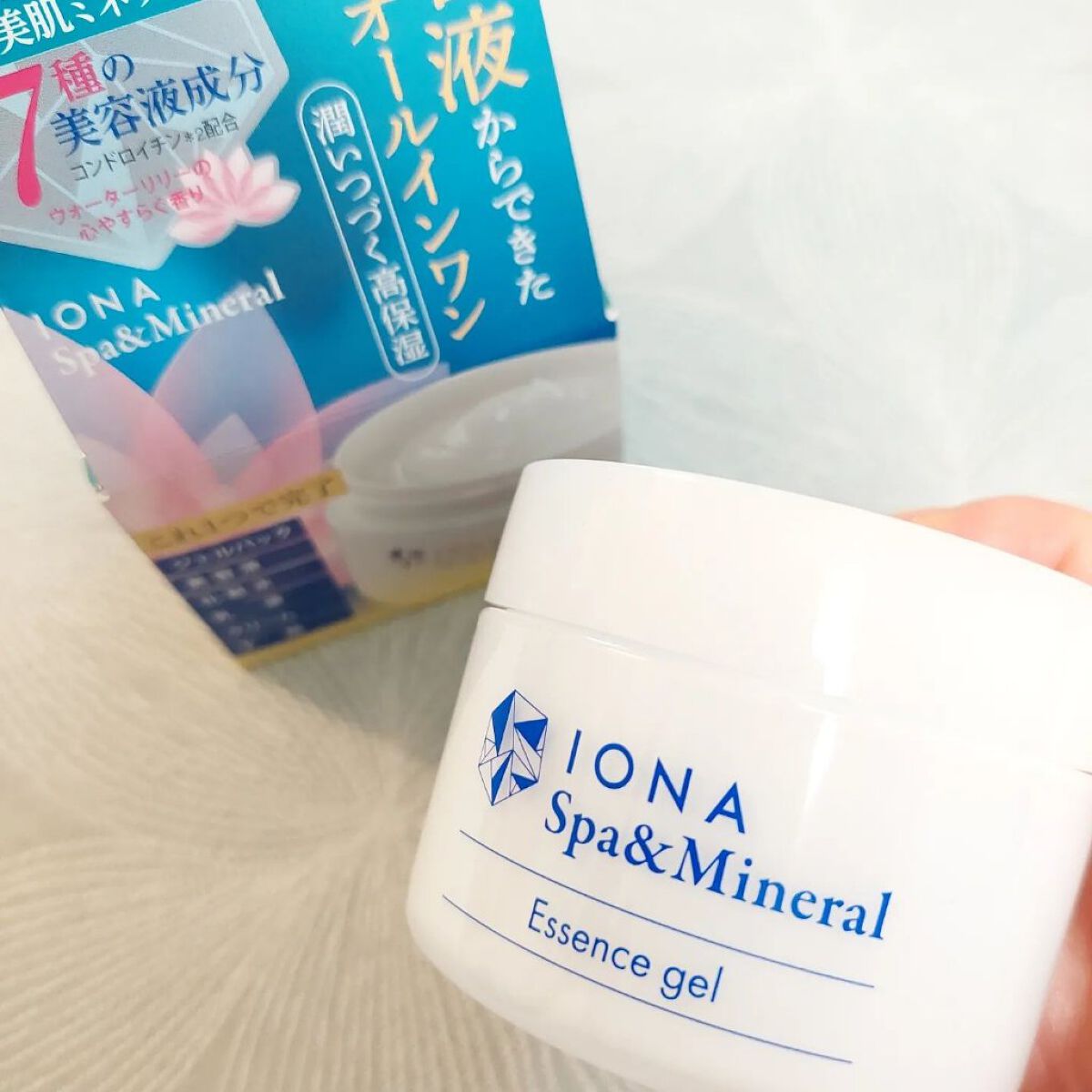 イオナ スパ＆ミネラル エッセンス ジェルのクチコミ「【　イオナ スパ＆ミネラル エッセンス ジェル　】

プルプルでお肌馴染みがいいジェル！
ヒア.....」（1枚目）