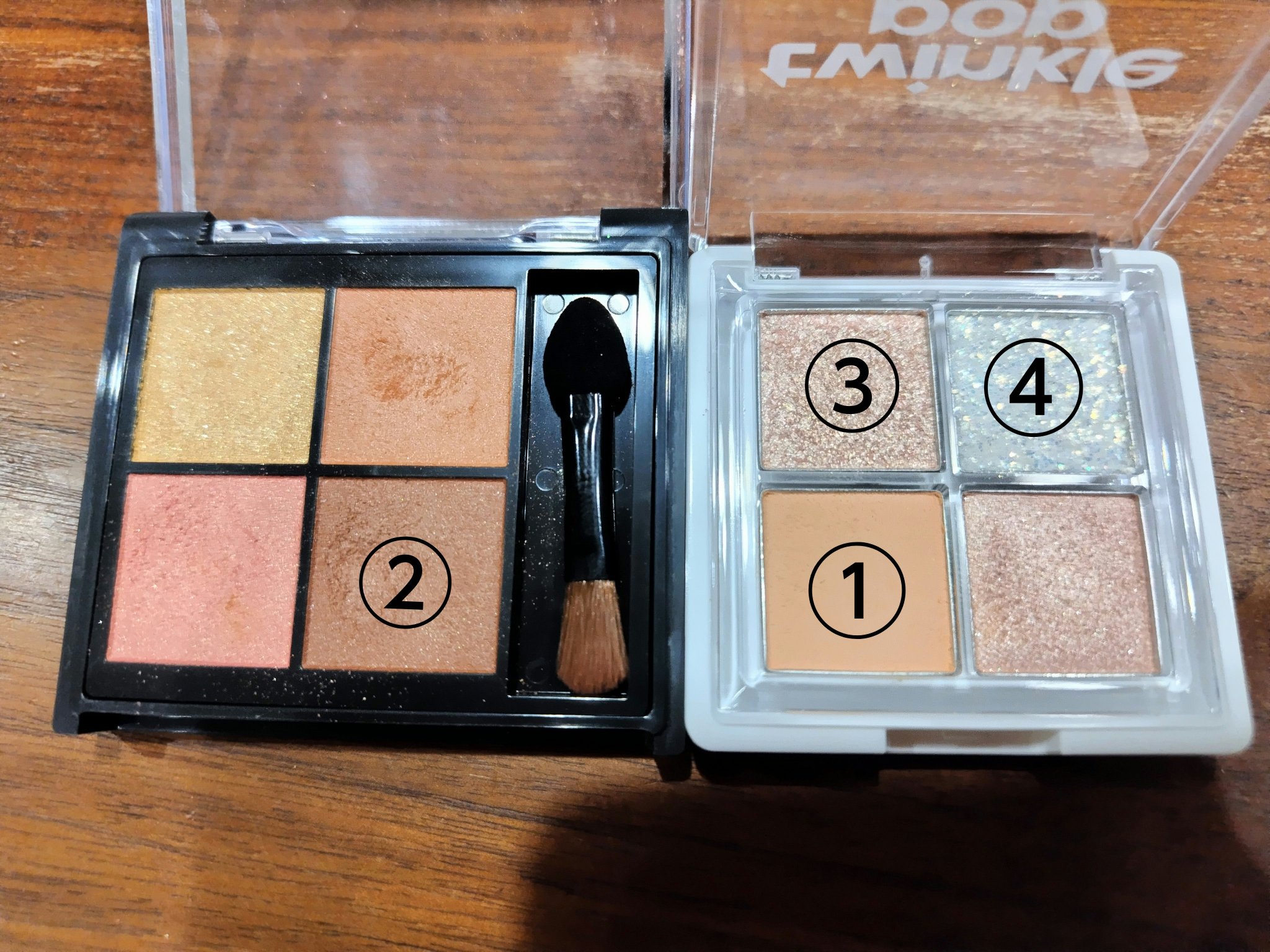 グリッターレイヤリングアイシャドウパレット/TWINKLE POP/アイシャドウパレットを使ったクチコミ（2枚目）