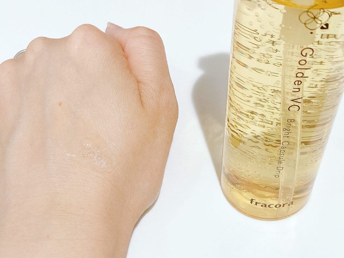 ゴールデンVC ブライト カプセルドリップ/fracora/化粧水を使ったクチコミ(3枚目)