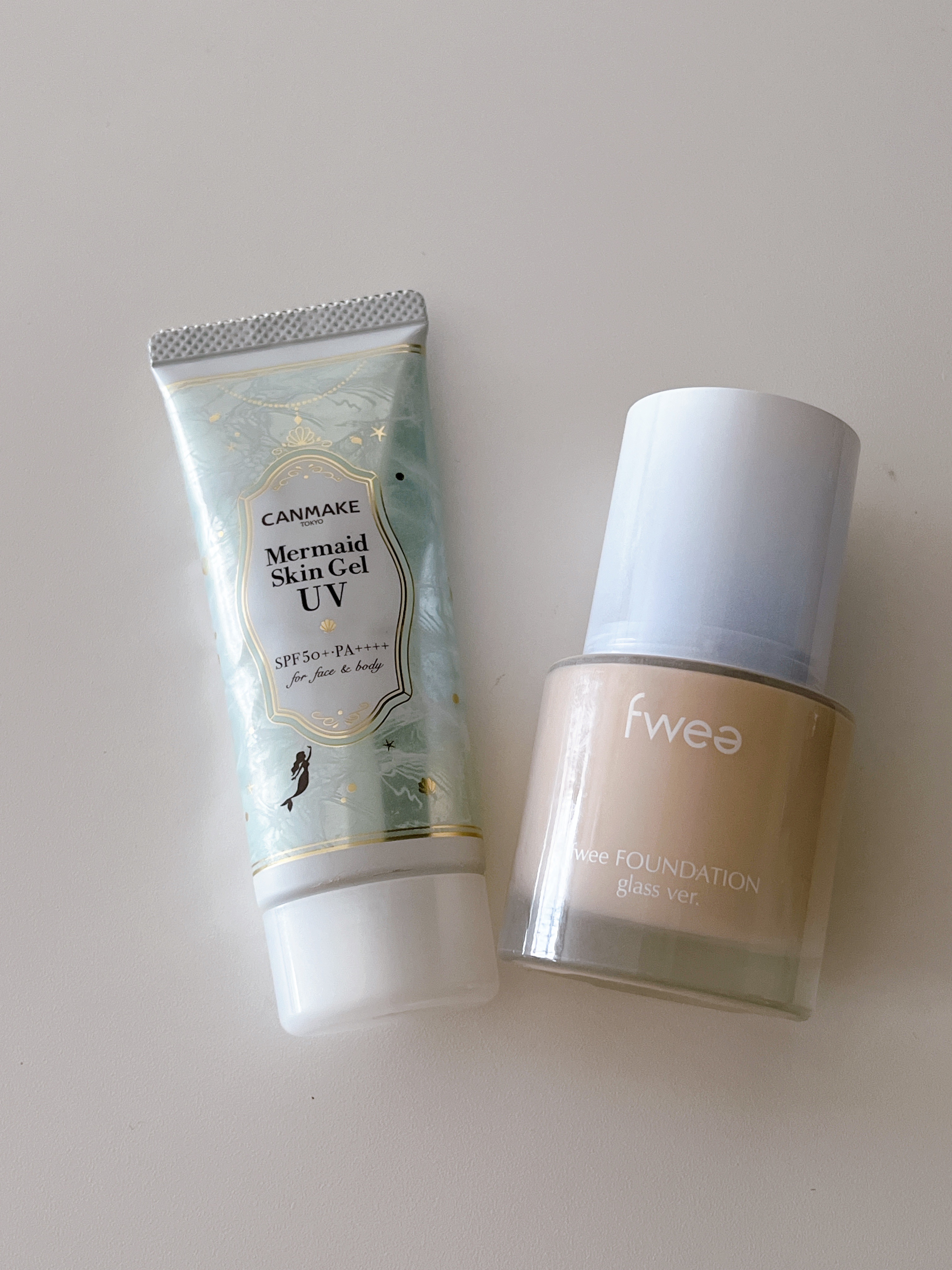 マーメイドスキンジェルUV/キャンメイク/日焼け止めジェルを使ったクチコミ（2枚目）