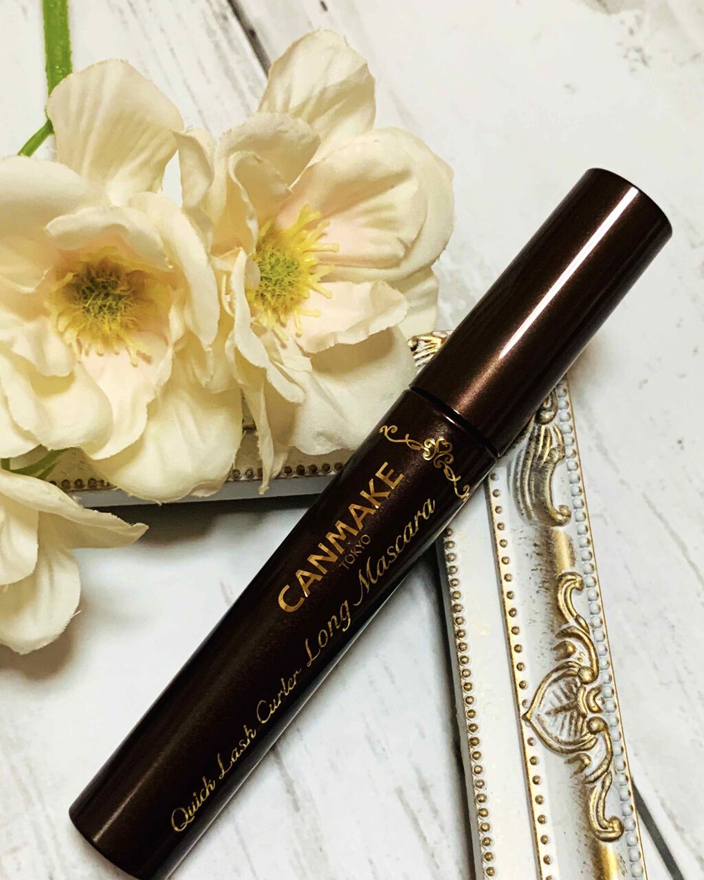 クイックラッシュカーラー　ロングマスカラ 02 ブラウン/キャンメイク/マスカラを使ったクチコミ（2枚目）