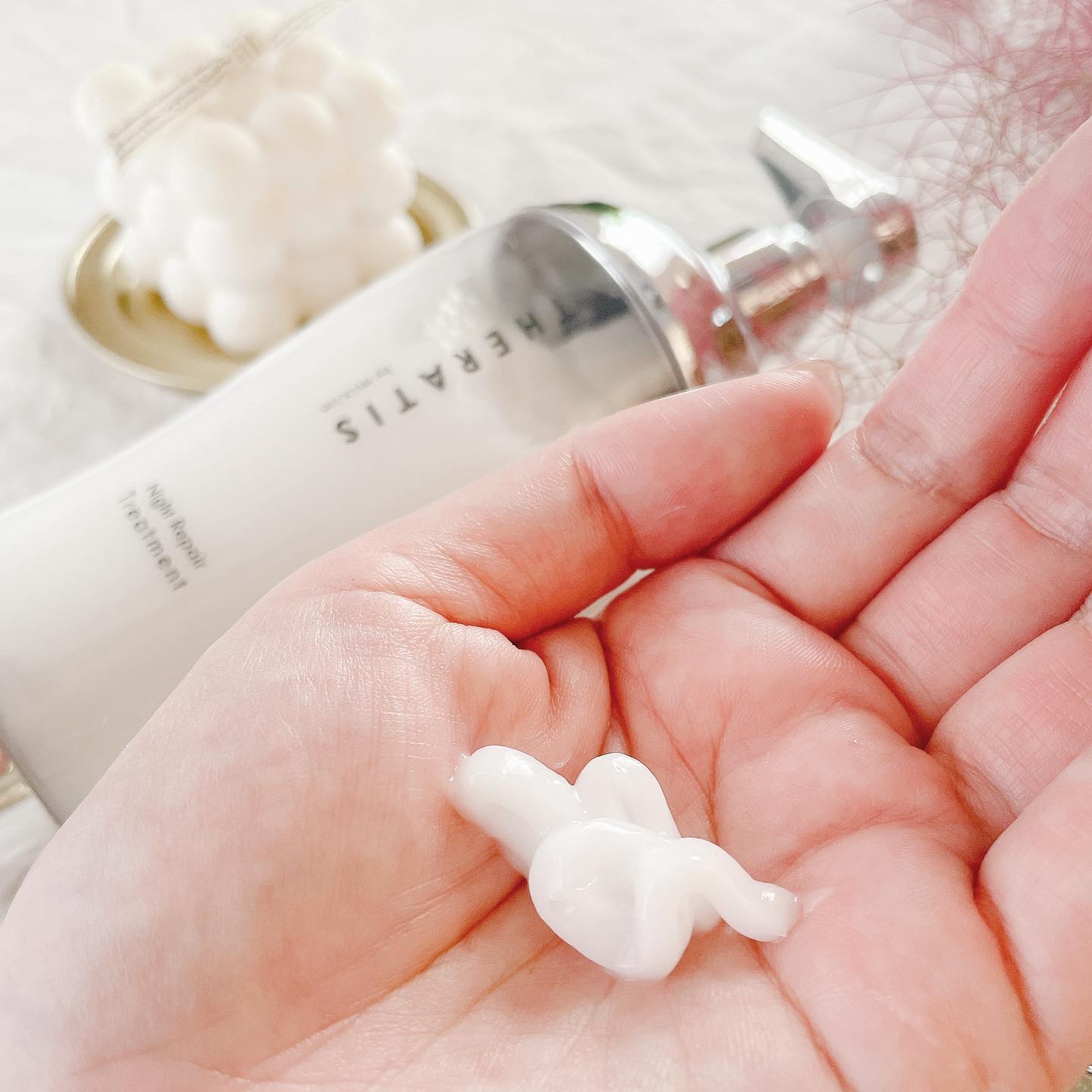 ナイトリペア シャンプー/ヘアトリートメント/THERATIS/シャンプー・コンディショナーを使ったクチコミ（3枚目）