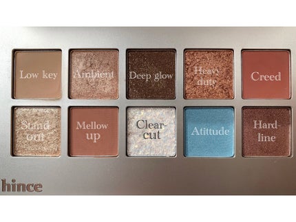 ニューデップスアイシャドウパレット/hince/アイシャドウパレットを使ったクチコミ(2枚目)