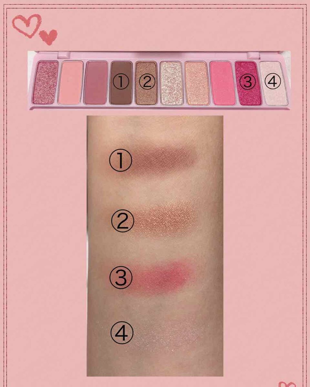 プレイカラー アイシャドウ/ETUDE/アイシャドウパレットを使ったクチコミ（2枚目）