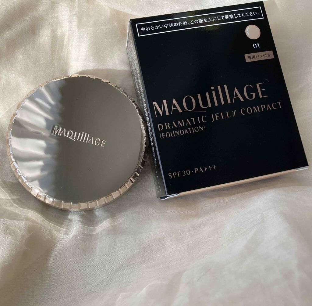 ドラマティックジェリーコンパクト/マキアージュ/クッションファンデーションを使ったクチコミ（1枚目）