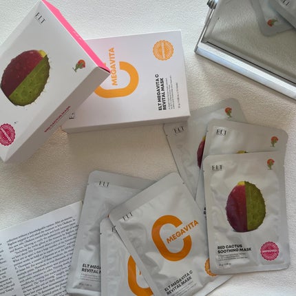 レッドカクタススージングマスク/ELT COSMETICS/シートマスク・パックを使ったクチコミ(4枚目)