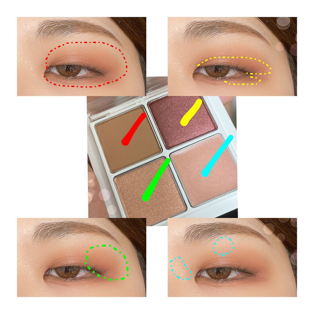 THE アイパレR/b idol/アイシャドウパレットを使ったクチコミ（2枚目）