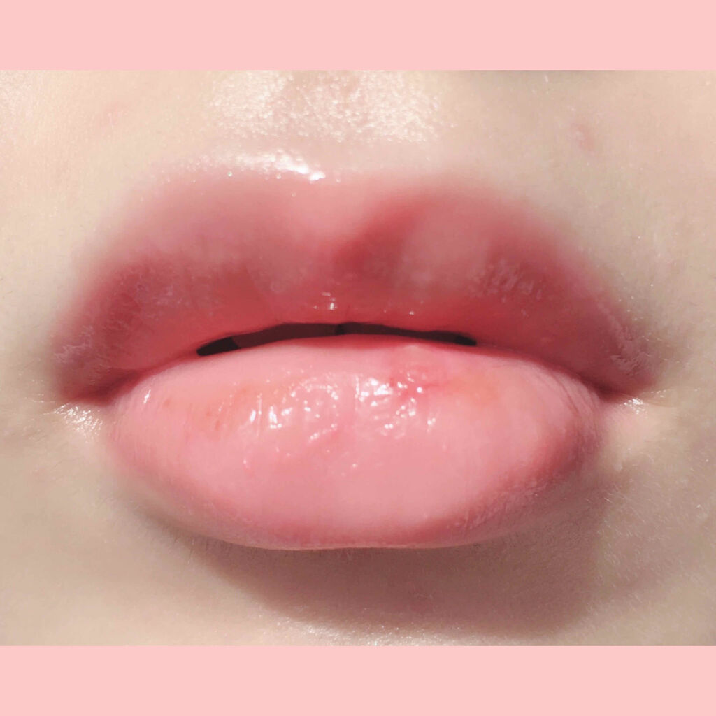 フォーエヴァージューシー オイルルージュ ティント 02 candy factory/JILL STUART/リップティントを使ったクチコミ（3枚目）