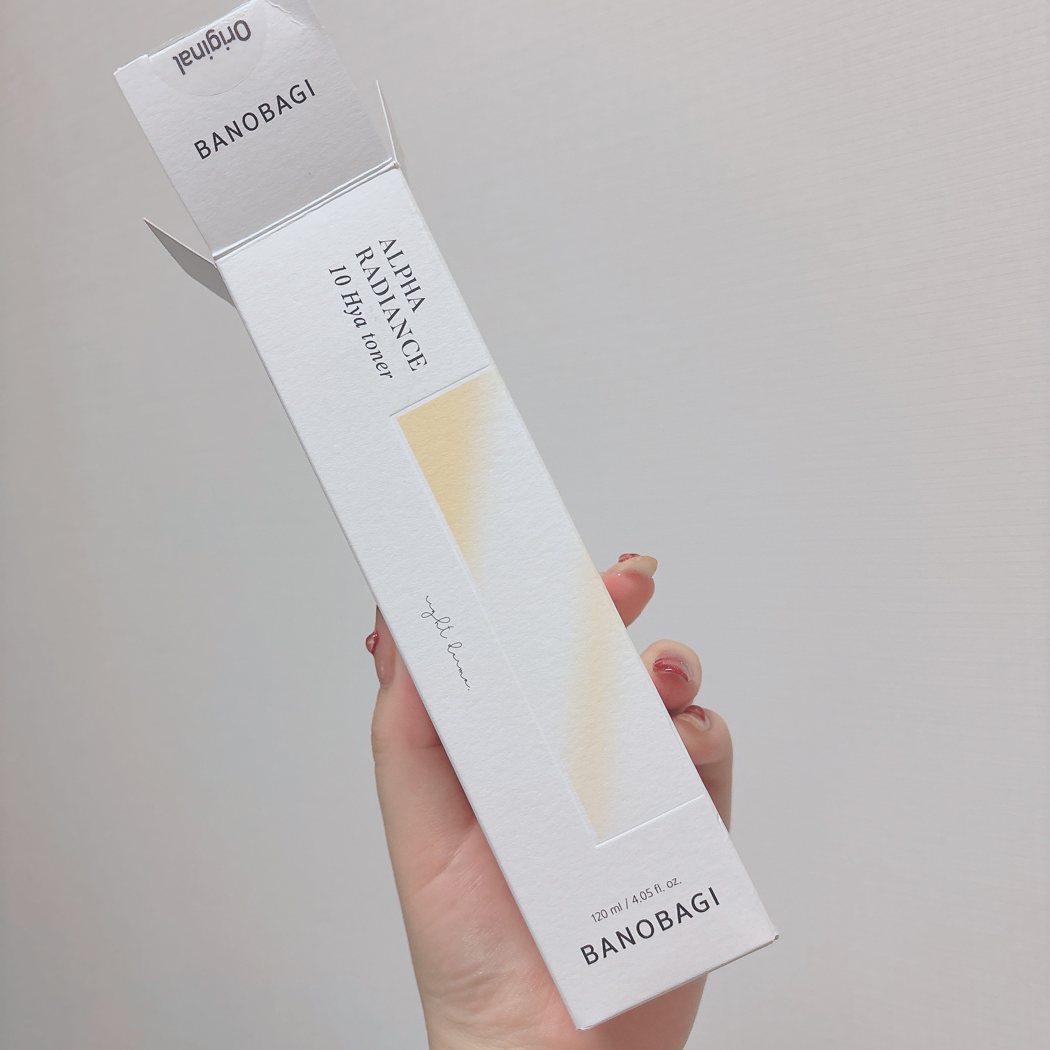 アルファラディアンス10ヒヤトナー/BANOBAGI/化粧水を使ったクチコミ（3枚目）
