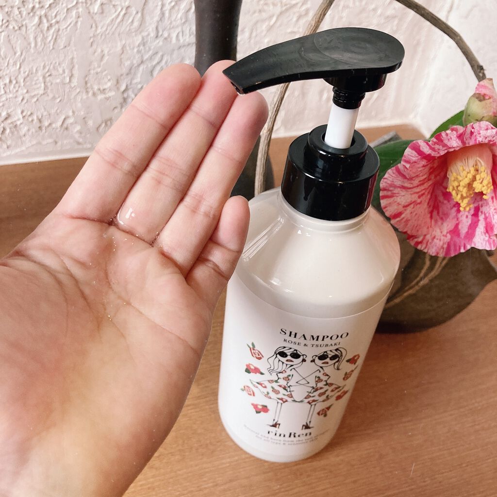 シャンプー/トリートメント ローズ&ツバキ/rinRen(凛恋)/市販シャンプーを使ったクチコミ(3枚目)