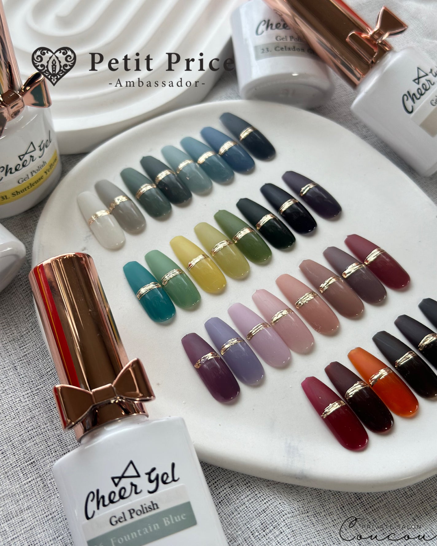 🐒ズボラママみっちゃんの高見えネイル💅 on LIPS 「別アングルプチプラさんからどどーんとcheergelポリッシュ..」(1枚目)