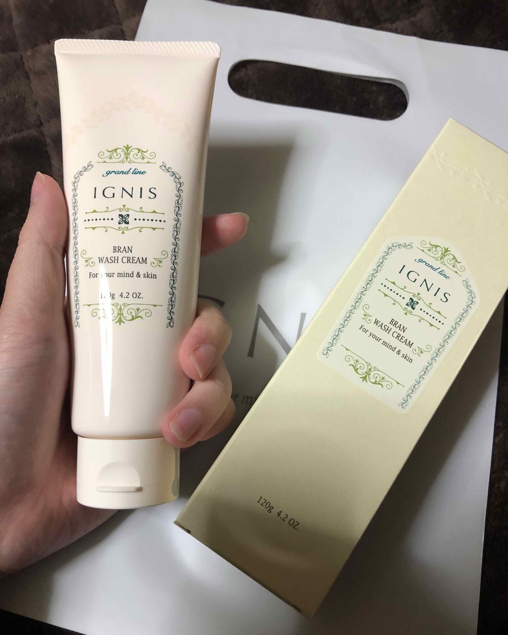ブラン ウォッシュ クリーム/IGNIS/その他洗顔料を使ったクチコミ(1枚目)