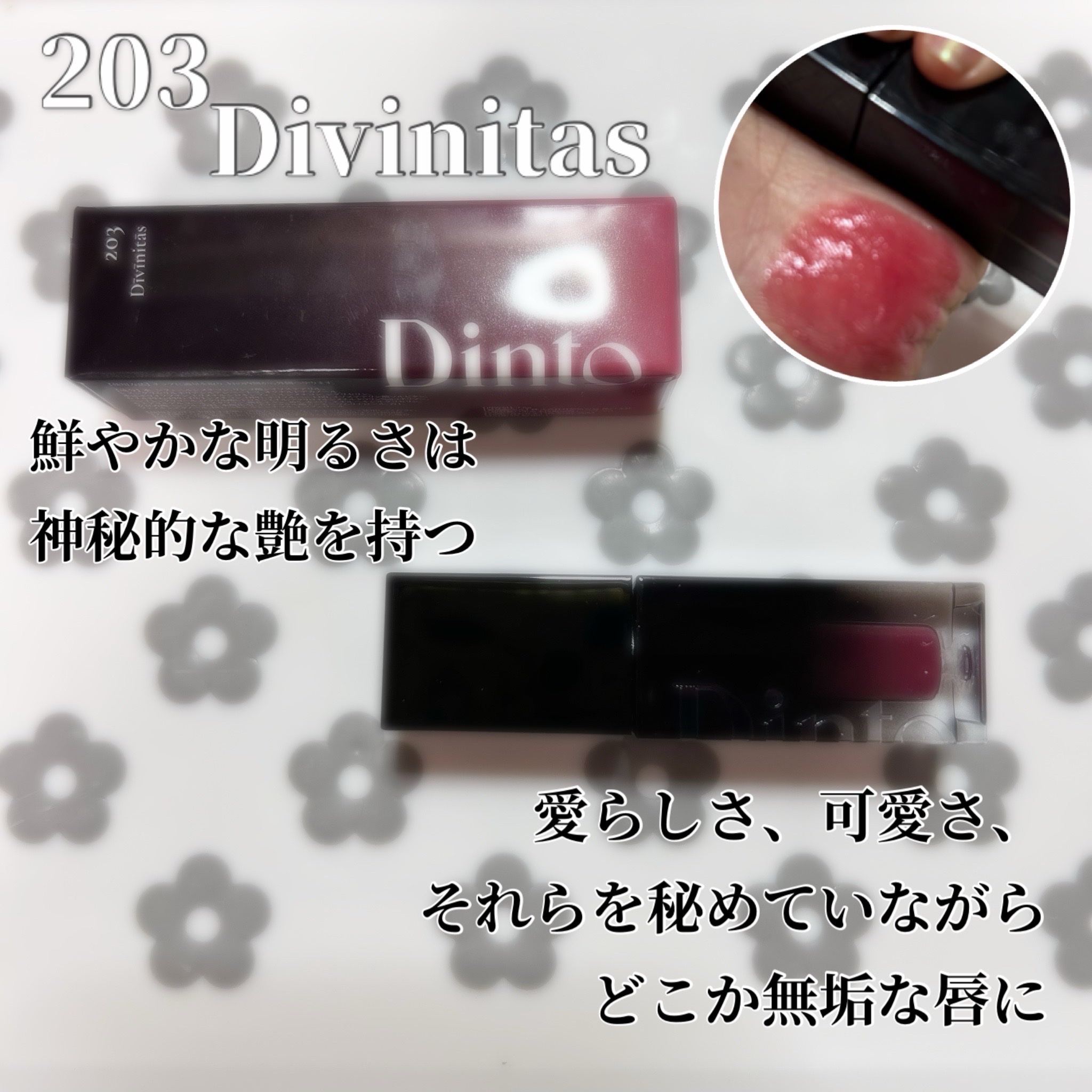 ブラーグロイリップティント/Dinto/リップティントを使ったクチコミ（3枚目）