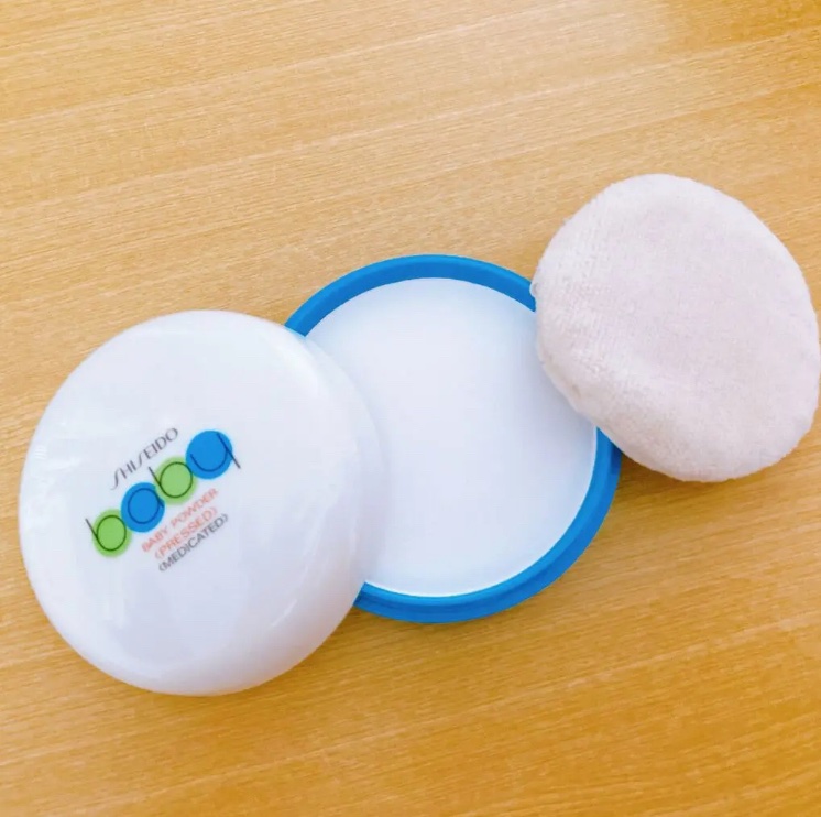 資生堂ベビーパウダー(プレスド)/ベビー/ボディパウダーを使ったクチコミ（2枚目）