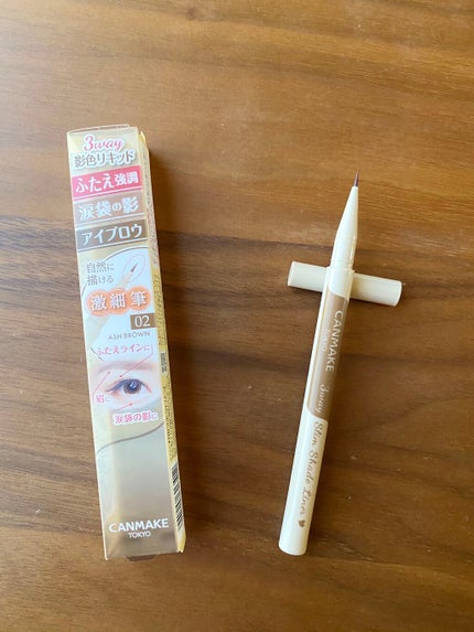 3wayスリムシェードライナー/キャンメイク/リキッドアイライナーを使ったクチコミ(1枚目)