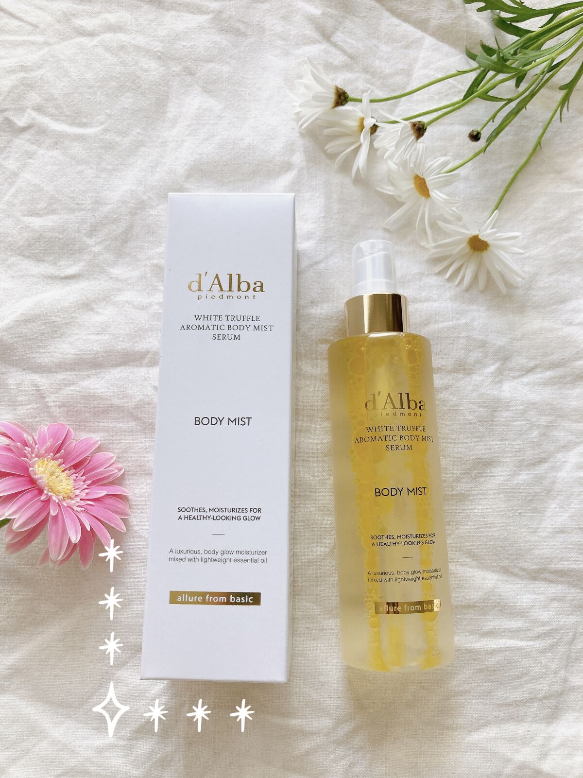 ホワイトトリュフアロマティックボディミストセラム/ダルバ/ボディオイルを使ったクチコミ（2枚目）