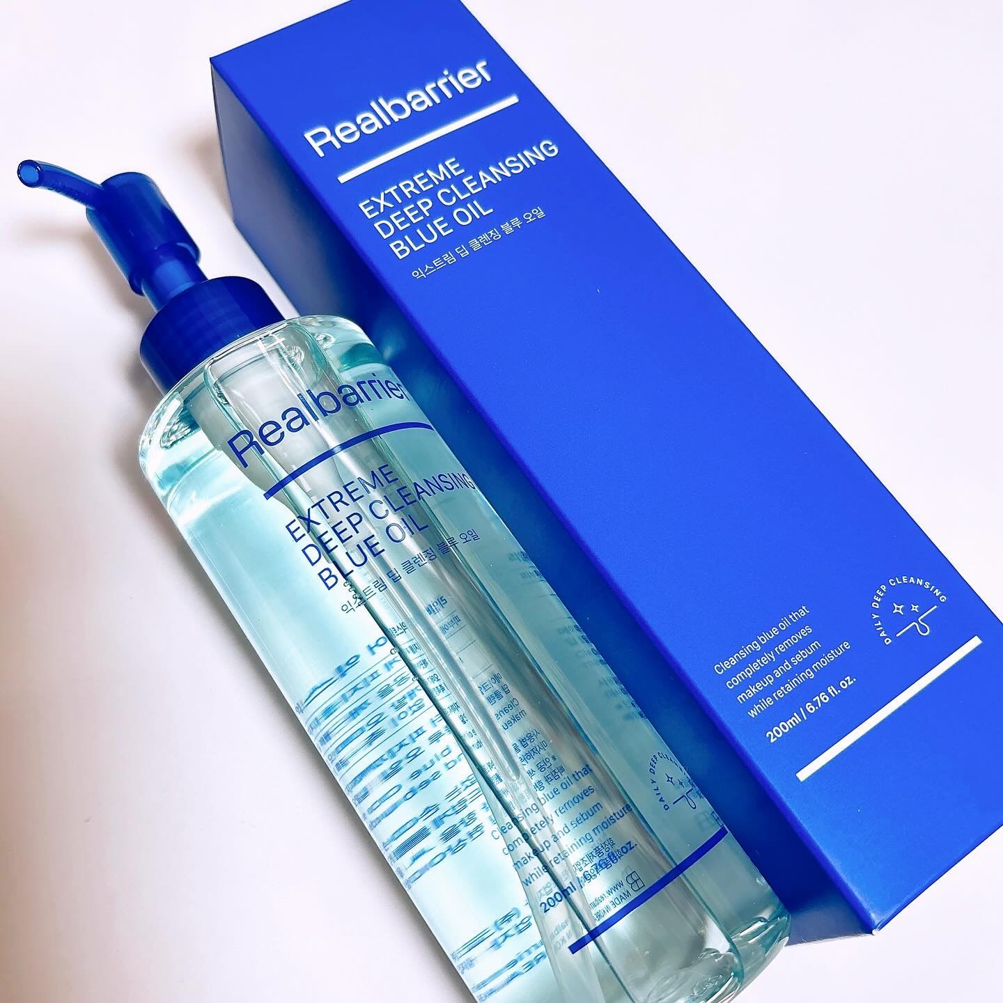 エクストリームディープクレンジングブルーオイル/Real Barrier/オイルクレンジングを使ったクチコミ（2枚目）