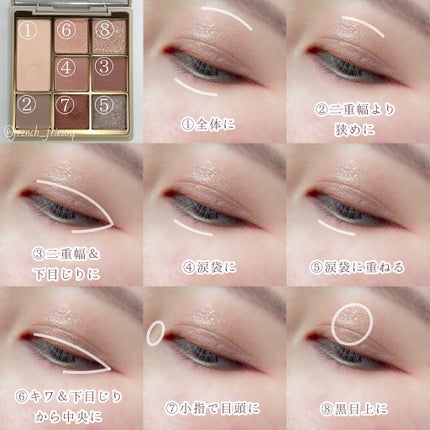 ドットオンムードアイパレット/Heart Percent/アイシャドウパレットを使ったクチコミ(2枚目)