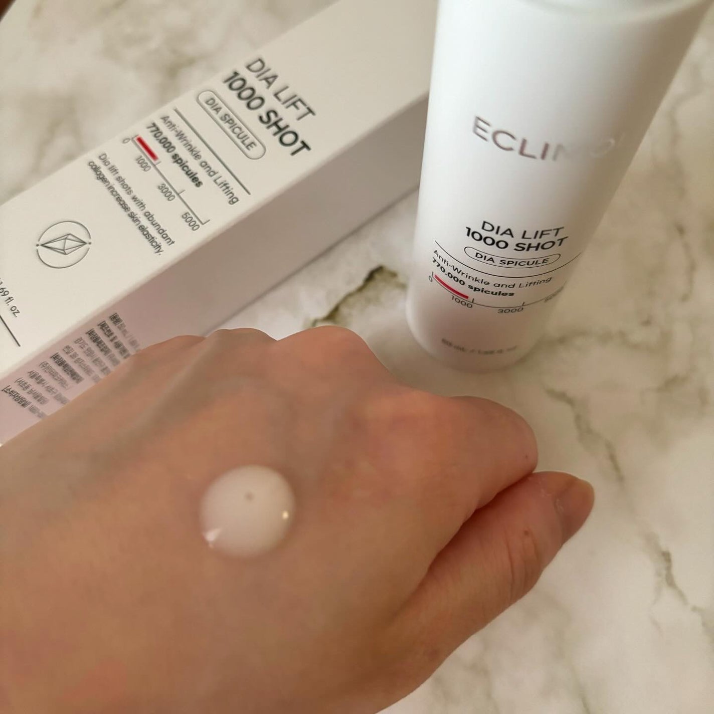 ダイヤリフト1000 SHOT/ECLIMOI/ブースター・導入液を使ったクチコミ(2枚目)