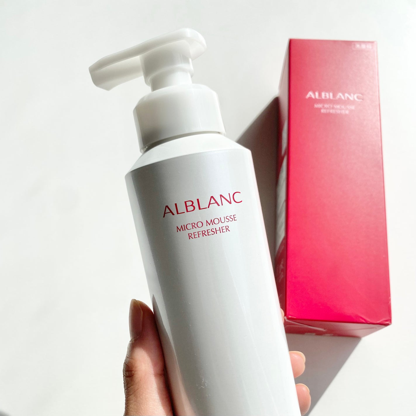 マイクロムース リフレッシャー/ALBLANC/泡洗顔を使ったクチコミ(2枚目)