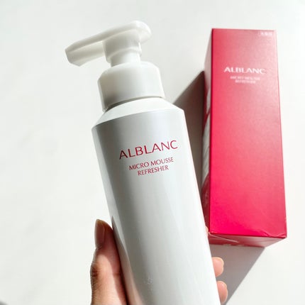マイクロムース リフレッシャー/ALBLANC/泡洗顔を使ったクチコミ(2枚目)