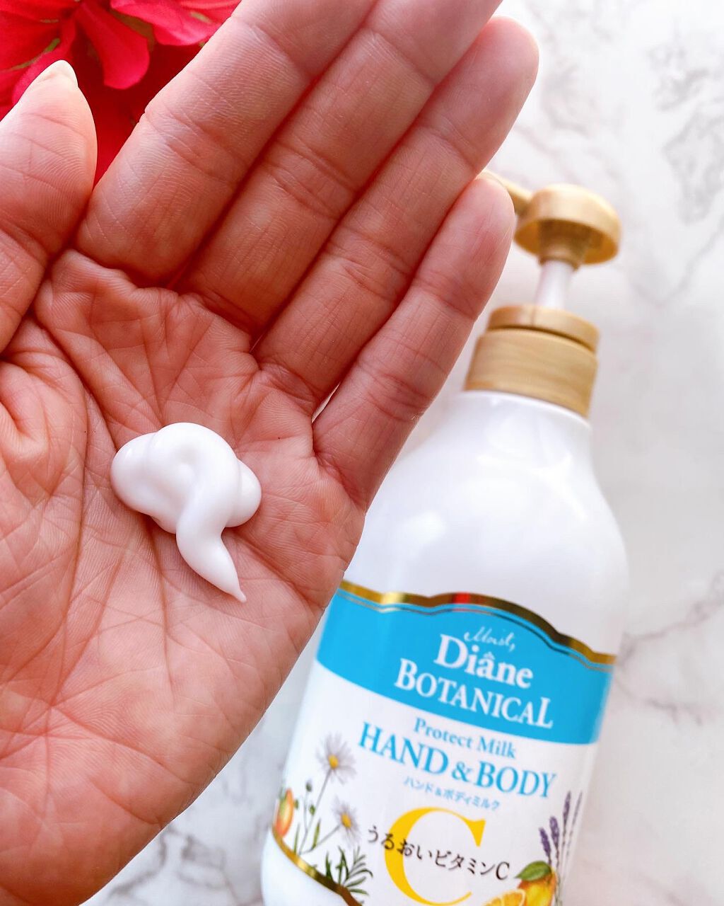 ハンド＆ボディミルク プロテクト シトラスサボンの香り/ダイアン/ボディミルクを使ったクチコミ（2枚目）
