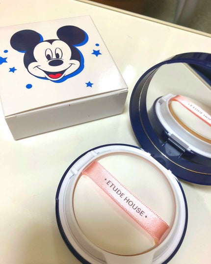 エニークッション オールデイパーフェクト/ETUDE/クッションファンデーションを使ったクチコミ(2枚目)