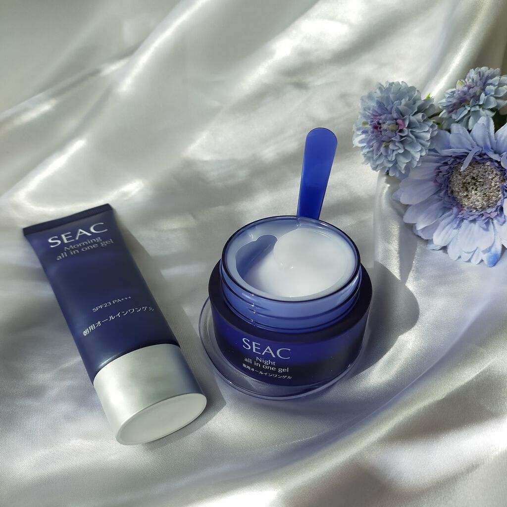 夜用オールインワンゲル/SEAC/オールインワン化粧品を使ったクチコミ（1枚目）