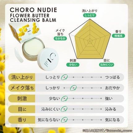シンクロヌーディー フラワーバタークレンジングバーム/C THE PUBLIC ORGANIC/クレンジングバームを使ったクチコミ(6枚目)
