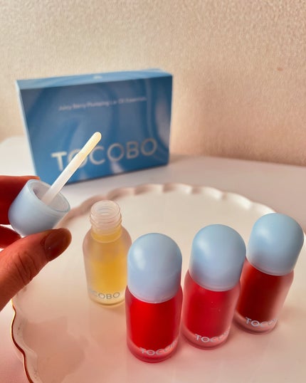 ジューシーベリープランピングリップオイル/TOCOBO/リップグロスを使ったクチコミ(6枚目)