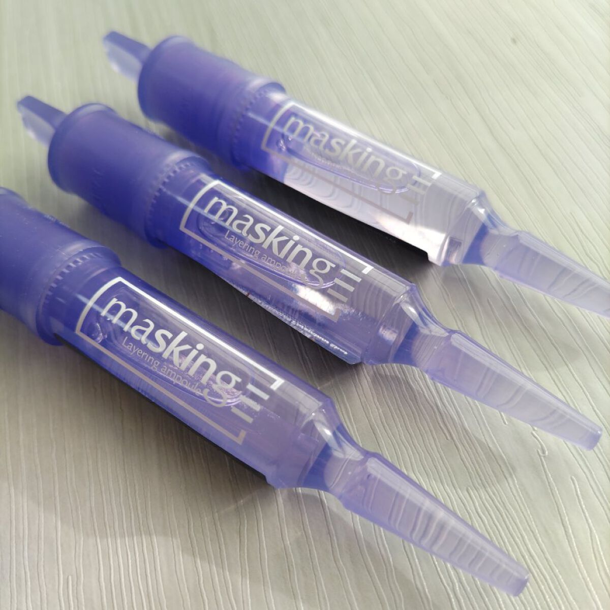 マスキング レイアリング アンプル フォアマイナーショット/MEDIHEAL/美容液を使ったクチコミ（2枚目）