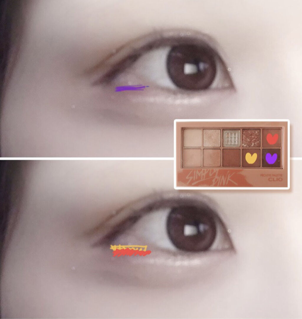 プロ アイ パレット/CLIO/アイシャドウパレットを使ったクチコミ（3枚目）