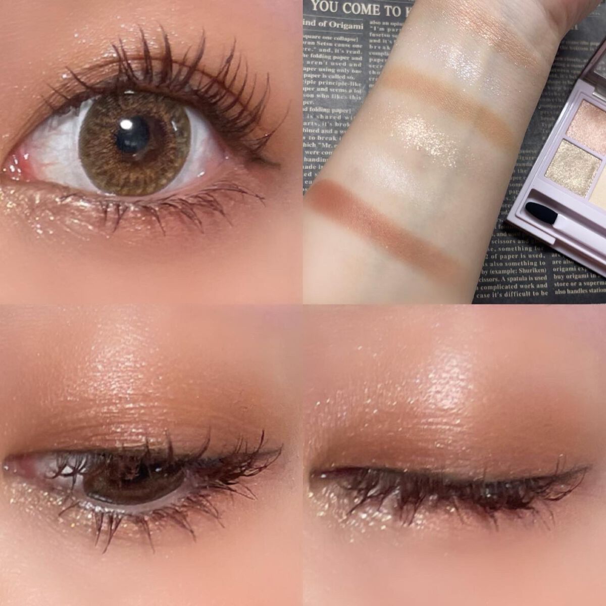 オーラクリエイション/BLEND BERRY/アイシャドウパレットを使ったクチコミ(4枚目)