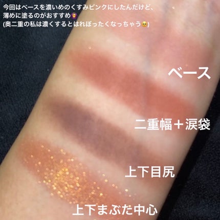 エクスプローラ12色 動物アイシャドウパレット/PERFECT DIARY/アイシャドウパレットを使ったクチコミ(3枚目)