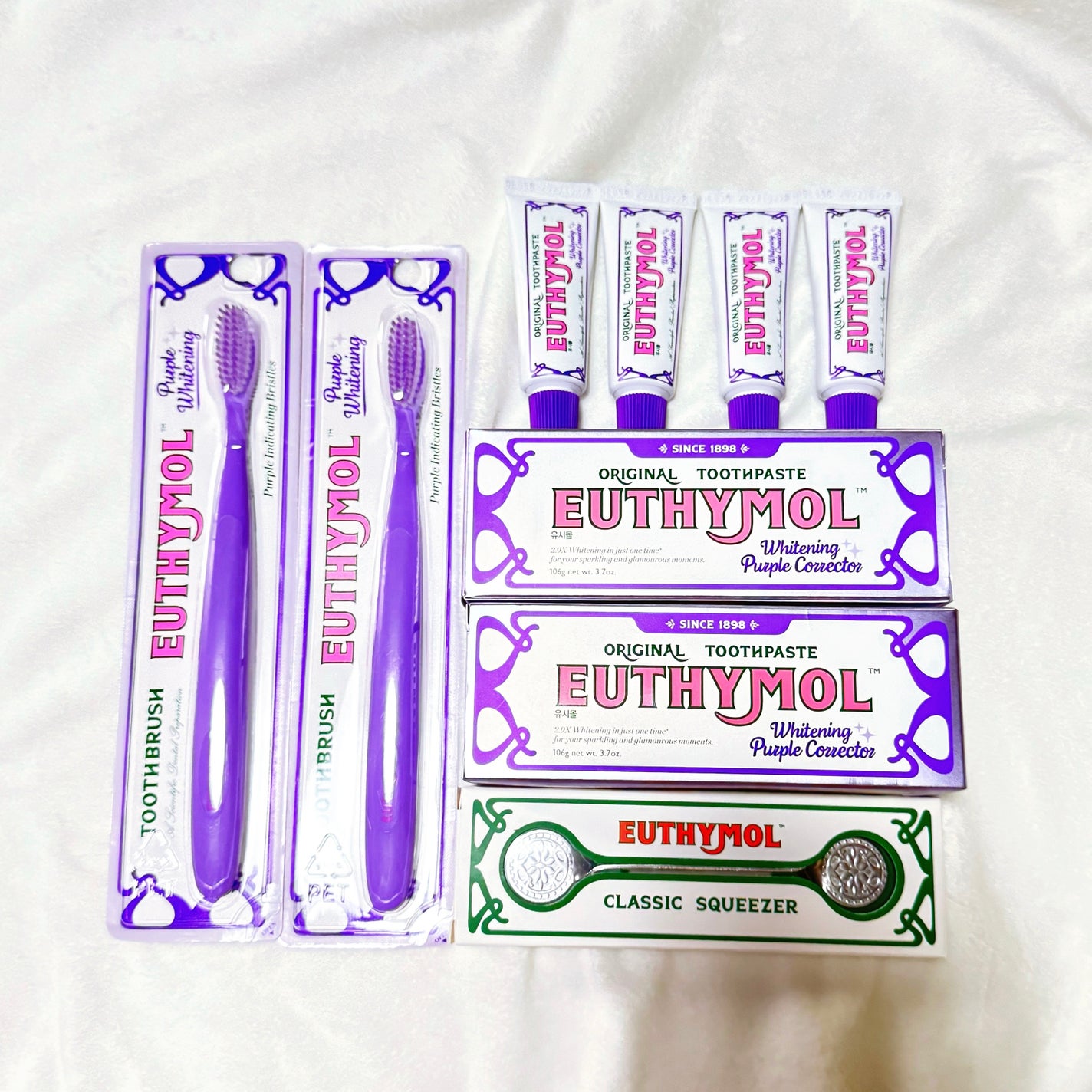 ホワイトパープル歯みがき ピーチフローラルミントの香り/EUTHYMOL/歯磨き粉を使ったクチコミ(1枚目)