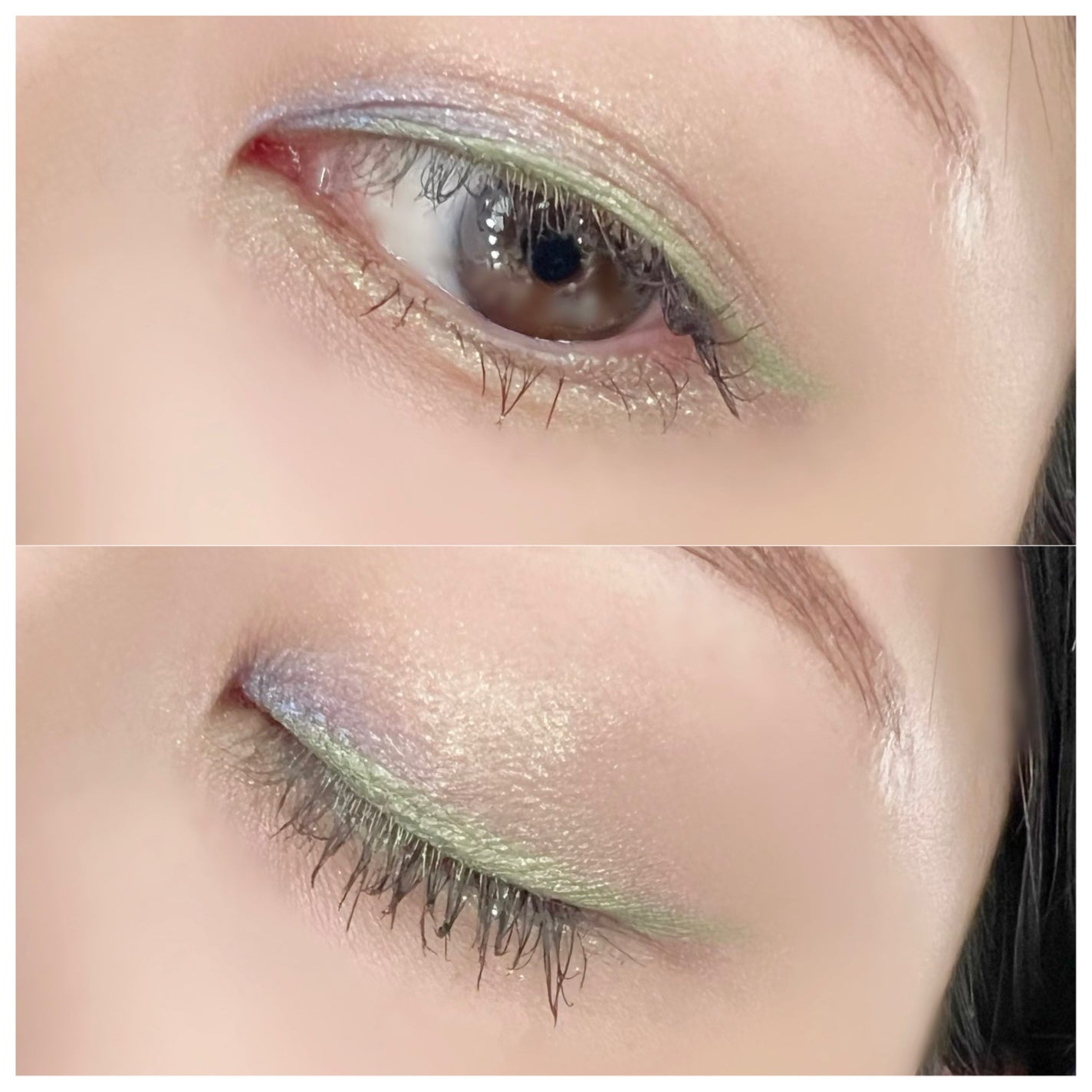 美容液ラメライナー/Borica/リキッドアイライナーを使ったクチコミ(4枚目)