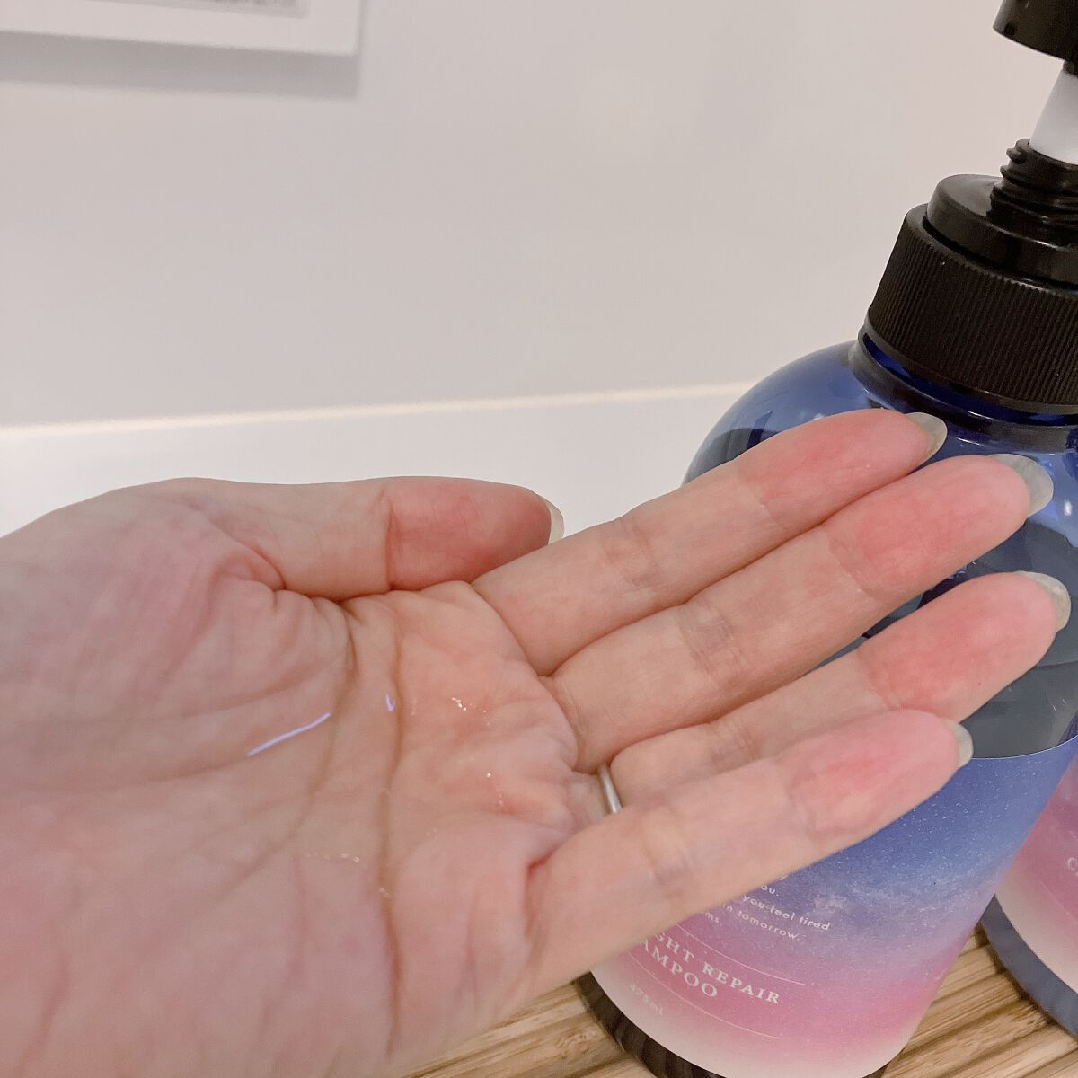 カームナイトリペアシャンプー/トリートメント/YOLU/市販シャンプーを使ったクチコミ(2枚目)